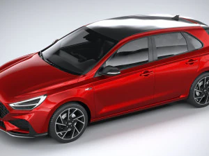 Hyundai i30 N-line 2020 3D Model