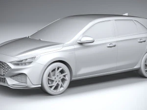 Hyundai i30 N-line 2020 3D Model