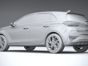 Hyundai i30 N-line 2020 Modelo 3D