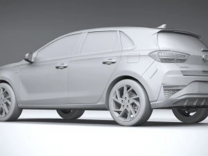 Hyundai i30 N-line 2020 3D Model