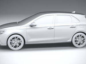 Hyundai i30 N-line 2020 Modelo 3D