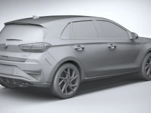 Hyundai i30 N-line 2020 3D Model