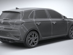 Hyundai i30 N-line 2020 Modelo 3D
