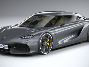 Koenigsegg Gemera 2021 lowpoly Model 3D