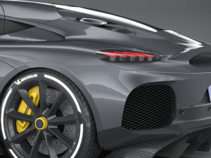 Koenigsegg Gemera 2021 lowpoly Model 3D