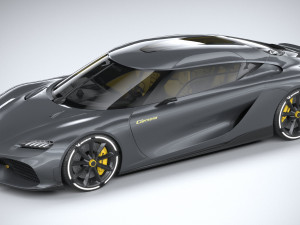 Koenigsegg Gemera 2021 lowpoly Model 3D