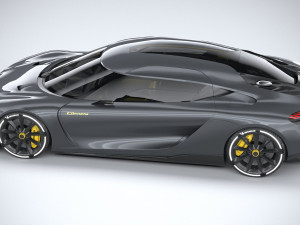 Koenigsegg Gemera 2021 lowpoly Model 3D