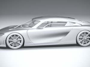 Koenigsegg Gemera 2021 lowpoly Model 3D