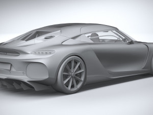 Koenigsegg Gemera 2021 lowpoly Model 3D