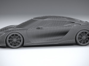 Koenigsegg Gemera 2021 lowpoly Model 3D