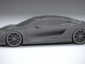 Koenigsegg Gemera 2021 lowpoly 3D Model