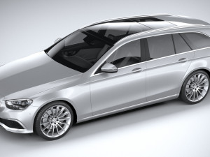 Mercedes-Benz E-class Estate 2021 Model 3D