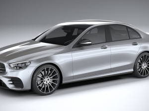 Mercedes-Benz E-class Sedan AMG Line 2021 3D 모델