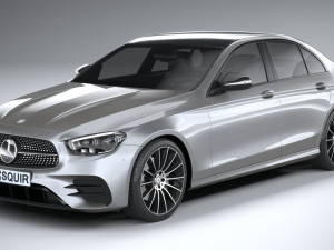 Mercedes-Benz E-class Sedan AMG Line 2021 3D Model