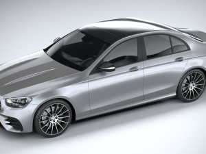 Mercedes-Benz E-class Sedan AMG Line 2021 3D Model