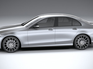 Mercedes-Benz E-class Sedan AMG Line 2021 3D Model
