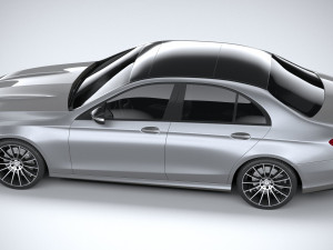 Mercedes-Benz E-class Sedan AMG Line 2021 3D Model