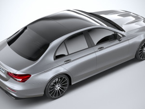 Mercedes-Benz E-class Sedan AMG Line 2021 3D Model
