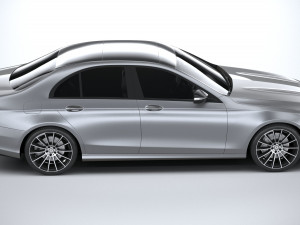 Mercedes-Benz E-class Sedan AMG Line 2021 3D Model