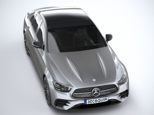Mercedes-Benz E-class Sedan AMG Line 2021 3D Model