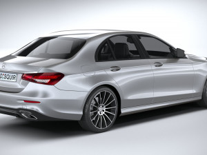 Mercedes-Benz E-class Sedan AMG Line 2021 3D Model