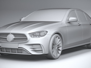 Mercedes-Benz E-class Sedan AMG Line 2021 3D Model