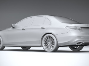 Mercedes-Benz E-class Sedan AMG Line 2021 3D Model