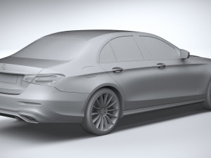 Mercedes-Benz E-class Sedan AMG Line 2021 3D Model