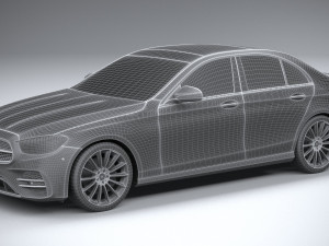 Mercedes-Benz E-class Sedan AMG Line 2021 3D Model