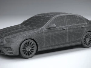 Mercedes-Benz E-class Sedan AMG Line 2021 3D Model