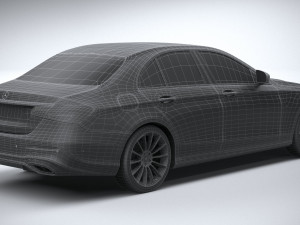 Mercedes-Benz E-class Sedan AMG Line 2021 3D Model