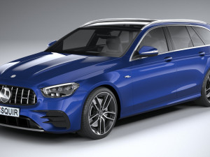 Mercedes-Benz E53 AMG Estate 2021 3D 模型
