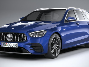 Mercedes-Benz E53 AMG Estate 2021 3D 模型