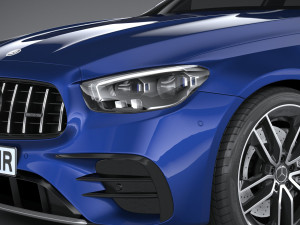 Mercedes-Benz E53 AMG Estate 2021 3D 模型