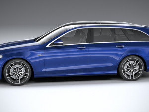 Mercedes-Benz E53 AMG Estate 2021 3D 模型