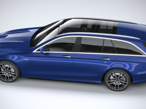Mercedes-Benz E53 AMG Estate 2021 3D 模型