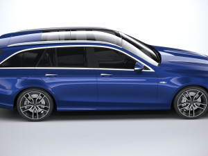 Mercedes-Benz E53 AMG Estate 2021 3D 模型