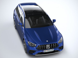 Mercedes-Benz E53 AMG Estate 2021 3D 模型