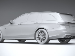Mercedes-Benz E53 AMG Estate 2021 3D 模型