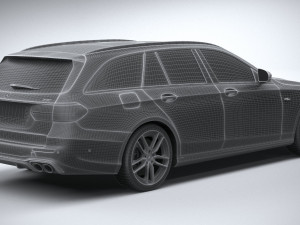 Mercedes-Benz E53 AMG Estate 2021 3D 模型