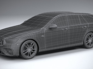 Mercedes-Benz E53 AMG Estate 2021 3D 模型