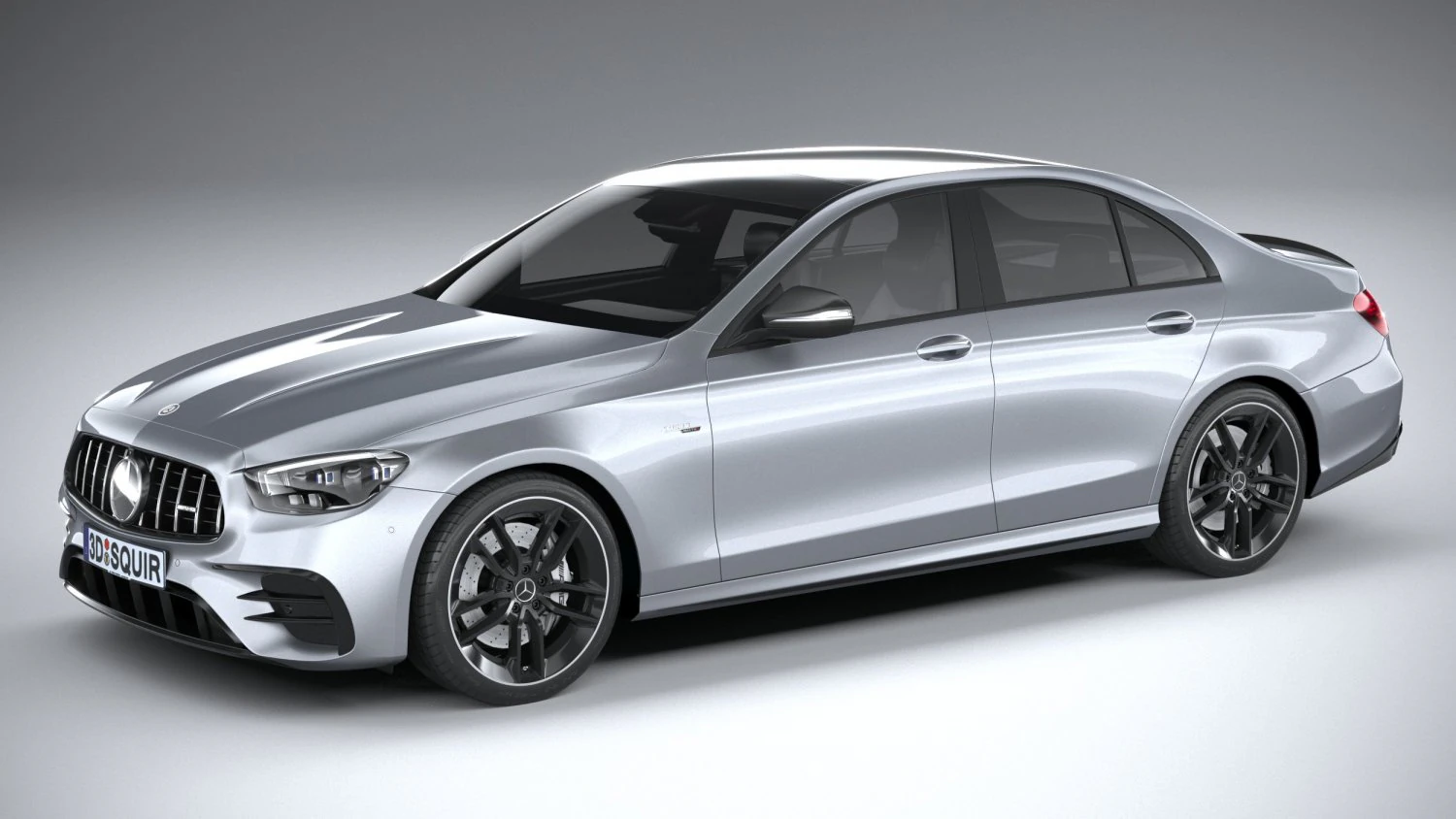 Mercedes-Benz E53 Sedan AMG 2021 3D Model .c4d .max .obj .3ds .fbx .stl .blend