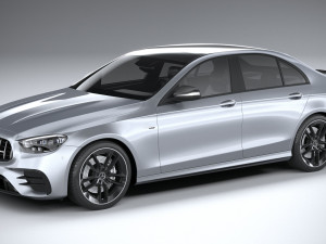 Mercedes-Benz E53 Sedan AMG 2021 3D Model
