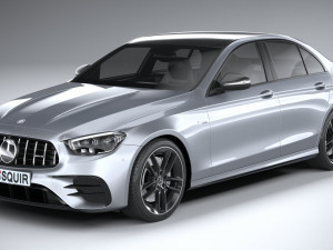 Mercedes-Benz E53 Sedan AMG 2021 3D Model