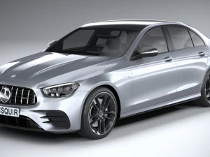 Mercedes-Benz E53 Sedan AMG 2021 3D Model