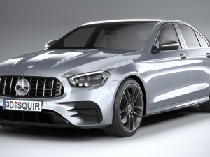 Mercedes-Benz E53 Sedan AMG 2021 3D Model