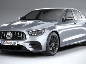 Mercedes-Benz E53 Sedan AMG 2021 3D Model