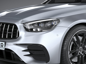 Mercedes-Benz E53 Sedan AMG 2021 3D Model