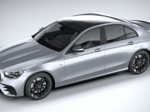 Mercedes-Benz E53 Sedan AMG 2021 3D Model