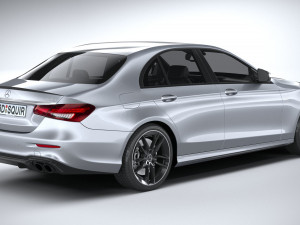 Mercedes-Benz E53 Sedan AMG 2021 3D Model